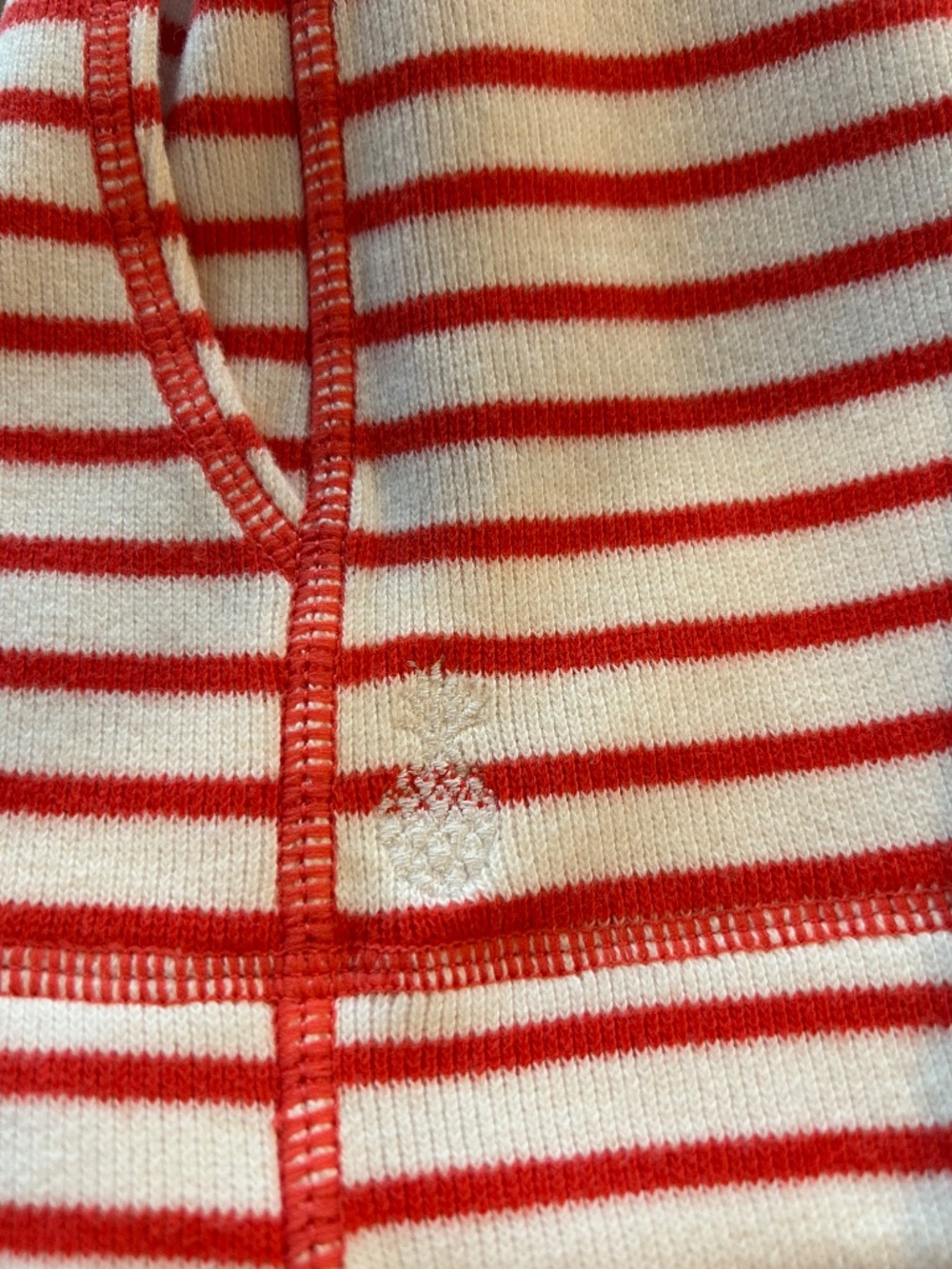 NWT Tommy Bahama New Aruba Full Zip Stripe Poppy Red Sz L - Picture 4 of 7